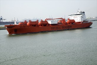 Odfjell Seachem ship, Port of Rotterdam, Holland