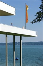 High footbridge overlooking the lake, Museum of the Imagination by Lothar-Günther Buchheim,