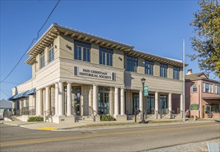 Modern building owned by the Pass Christian Historical Society in Pass Christian, Mississippi, USA,