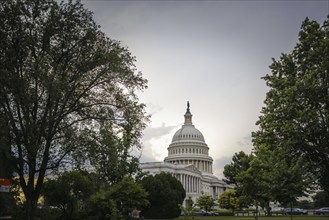 View of the Capitol in Washington. Washington, 10.07.2024