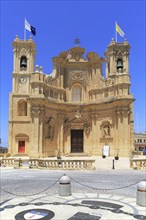 Basilica of the Visitation church, Gharb, island of Gozo, Republic of Malta