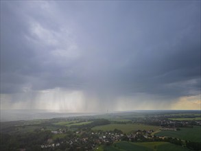 Storm on the Triebenberg near Dresden, Dresden, Saxony, Germany, Europe