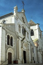 Sancerre labelled Les Plus Beaux Villages de France. Notre Dame church. Cher department. Centre-Val