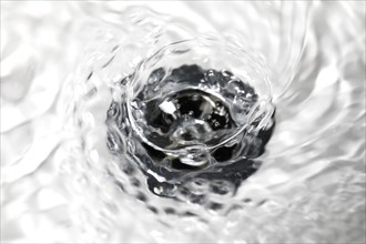 Fresh water flows into a washbasin, 16/05/2020