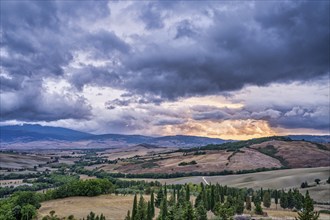 Landscape near Pienza, Tuscany, Italy, Europe