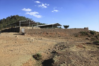 Tigray region, tombs of King Kaleb and Gebre Maskal, north-east of the city of Axum, on a hill lie