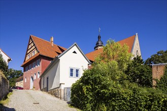 Parish and former monastery at the Oberkirche, Arnstadt, Thuringia, Germany, Europe