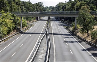 View of the closed A115 motorway, AVUS. Berlin, 09.08.2022