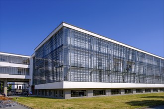 Bauhaus, Walter Gropius Bau, Bauhaus building, Dessau, Saxony-Anhalt, Germany, Europe