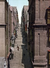 Republic Street, historically known as Strada Reale, a main street in the capital Valletta, Malta,