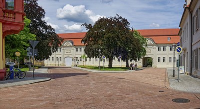 Stables designed by Emanuel Lebrecht Rothe, Köthen Palace and Palace Park, Köthen, Saxony-Anhalt,