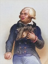 Georges Danton 1759-1794, French revolutionary leader, Historical, digitally restored reproduction