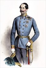 Stefan Freiherr von Wernhardt (1806-1869), k. k. Feldmarschallleutnant, in 1858, Historical,