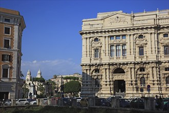 Palazzo di Giustizia, Palace of Justice, Prati district on the banks of the Tiber, Rome, Italy,