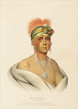 Mon-Chonsia. A Kansas Chief (1842), Indians, Historical Indian tribes from North America, Charles