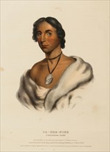 Pa-She-Nine. A Chippewa Chief (1843), Indians, Historical Indian Tribes of North America, Charles