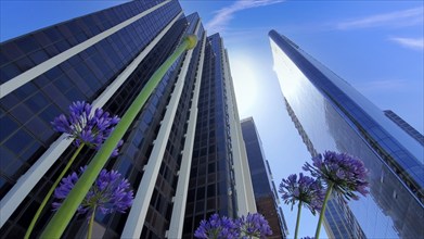 Argentina, Buenos Aires panoramic financial center skyline and business development center, South