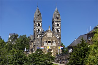 Roman Catholic parish church in Clerf or French Clervaux or Luxembourgish Cliärref or Klierf, Duchy