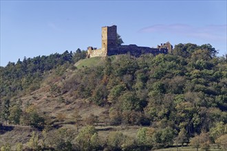 The Höhenburg Gleichen, also known as Wanderslebener Gleiche, Wandersleben Castle or Wanderslebener