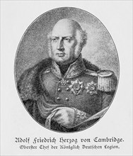 Field Marshal Adolf Friedrich Duke of Cambridge, Prince Adolphus Frederick, 1st Duke of Cambridge,