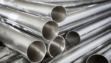 Metal, material, various tubes, made of stainless steel