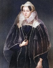 Mary, Queen of Scots 1542-1587, also Mary Stuart, daughter of James V, King of Scotland. From the