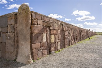 Kalasasayao Temple Temple of the Standing Stones, Tiwanaku, Bolivia, South America