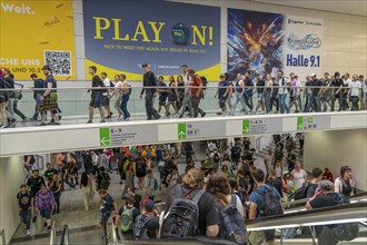 Gamescom, the world's largest trade fair for video and computer games, in Cologne, Germany, Europe