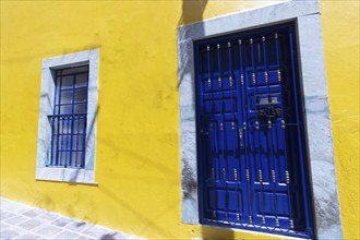 Guanajuato, Mexico, scenic colorful streets in historic city center, Central America