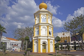 Balai Nobat, Hall of drums, 3-tiered octagonal tower housing the royal musical instruments in the