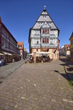 Gasthaus Zum Riesen in the main street, pedestrian zone in Miltenberg, Lower Franconia, district of