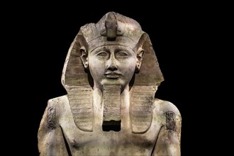 Part of a colossal statue of Ramses II from the exhibition: Ramses the Great and the Gold of the