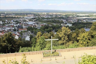 View of Homburg Saar from the Schlossberg