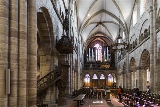 Interior, Basel Minster, Basel, Canton of Basel-Stadt, Switzerland, Europe