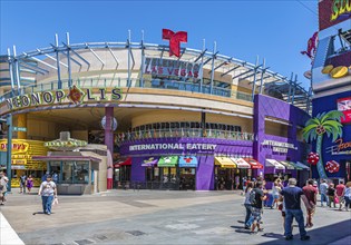 Neonopolis entertainment complex on Fremont Street at Las Vegas Boulevard in Las Vegas, Nevada,