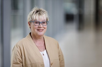 Gabriela Heinrich, deputy leader of the SPD parliamentary group in the Bundestag, poses for a photo