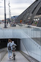 New bicycle car park at Amsterdam Central Station, IJboulevard, space for around 4000 bicycles,