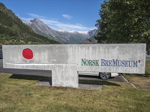 Glacier museum in Fjaerland at the Sognefjord, Norway, Europe