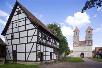 The Hennebergisches Museum Kloster Veßra is now a museum, ., Veßra, Thuringia, Germany, Europe