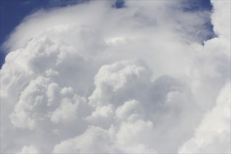 Clouds (cumulus) in the blue sky, North Rhine-Westphalia