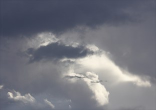 Thunderclouds, North Rhine-Westphalia, Germany, Europe