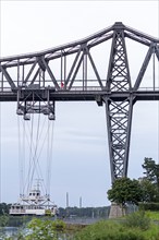 High bridge, transporter bridge, Kiel Canal, Rendsburg, Schleswig-Holstein, Germany, Europe