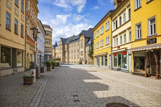 Marktstraße in Rudolstadt, Thuringia, Germany, Europe