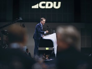 Carsten Linnemann, Deputy Chairman of the CDU, recorded at the CDU Germany 2024 party conference in