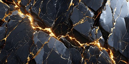 Luxury marble texture wallpaper background with opulent high gloss finish, AI generated