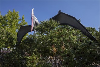 Vernal, Utah, The Utah Field House of Natural History State Park Museum displays dinosaur models,