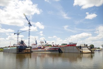 Delfzijl shipyard, Ems, Netherlands