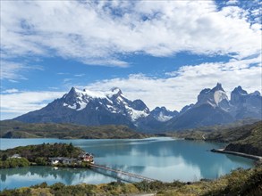 Torres del Paine National Park, Lago Pehoé, Patagonia, Chile, South America