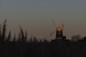 Windmill, Cley-next-to-the-sea, Norfolk, England, United Kingdom, Europe