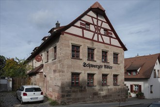 Former Schwarzer Adler inn, around 1624, Mögeldorfer Hauptstraße 59, Nuremberg-Mögeldorf, Middle